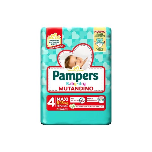 PAMPERS baby dry “mutandino” taglia 4