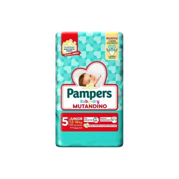 PAMPERS baby dry “mutandino” taglia 5