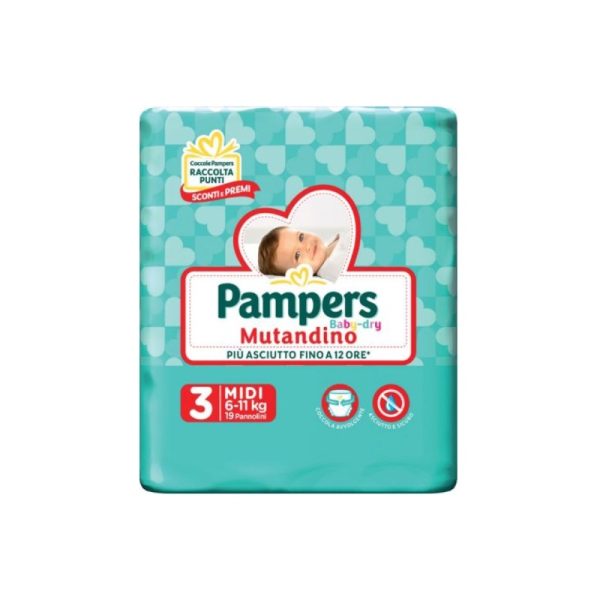 PAMPERS baby dry “mutandino” taglia 3