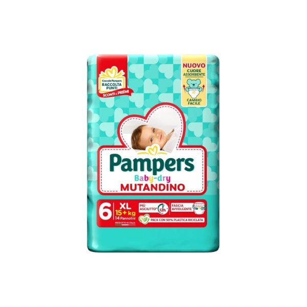 PAMPERS baby dry “mutandino” taglia 6