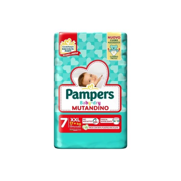 PAMPERS baby dry “mutandino” taglia 7