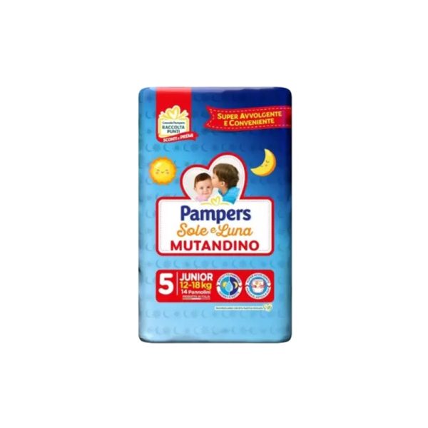 PAMPERS sole e luna “mutandino” taglia 5
