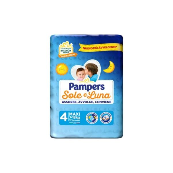 PAMPERS sole e luna taglia 4