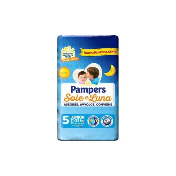 PAMPERS sole e luna taglia 5