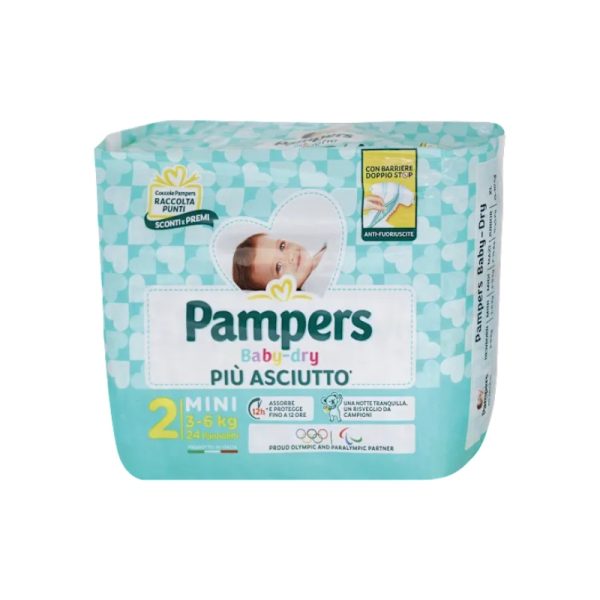 PAMPERS baby dry taglia 2