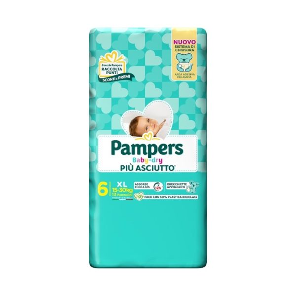 PAMPERS baby dry taglia 6