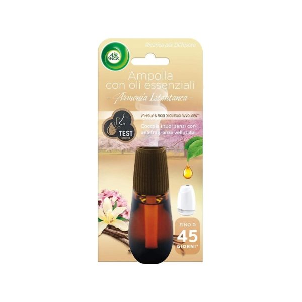 AIR WICK oli essenziali “vaniglia & fiori di ciliegio avvolgenti” ricambi