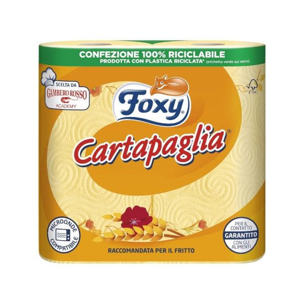 FOXY asciugoni 2 rotoli “cartapaglia”