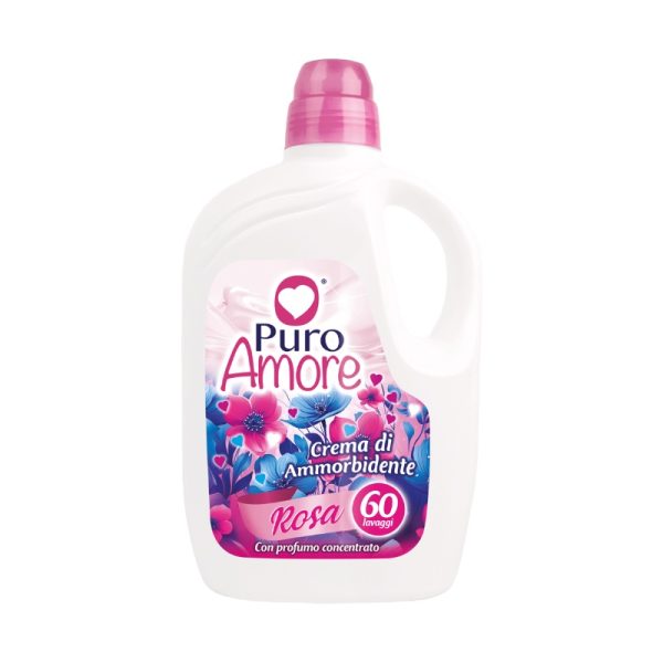 PURO AMORE crema di ammorbidente “rosa” 60 lavaggi