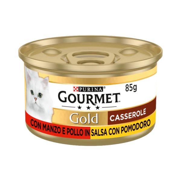 GOURMET GOLD “manzo e pollo in salsa con pomodoro”